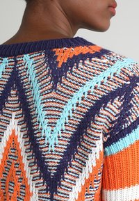 Noisy May Tall Stickad tröja - dark blue