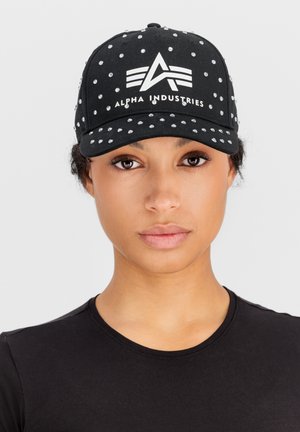 Alpha Industries, RHINESTONE LOGO CAP W UNISEX - Gorra - black