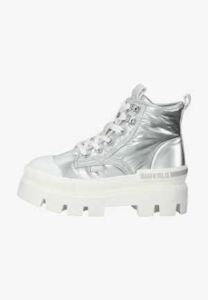 Buffalo, Plateaustiefelette - silver white