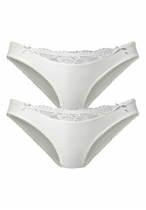LASCANA SLIP - Briefs - creme + creme
