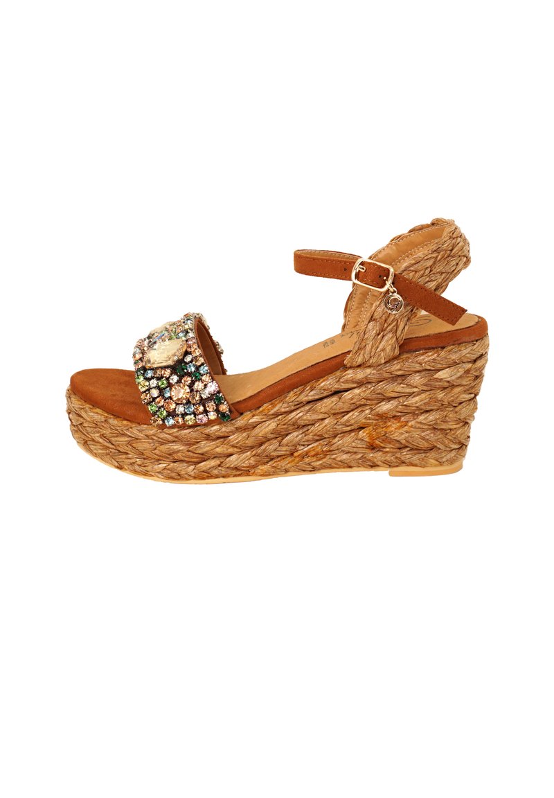 Damen Pumps | GARDINI SPIRIT Keilsandalette camel - VJ82077 Damen Pumps | GARDINI SPIRIT Keilsandalette camel - VJ82077