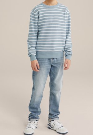 WE Fashion, Pullover - light blue