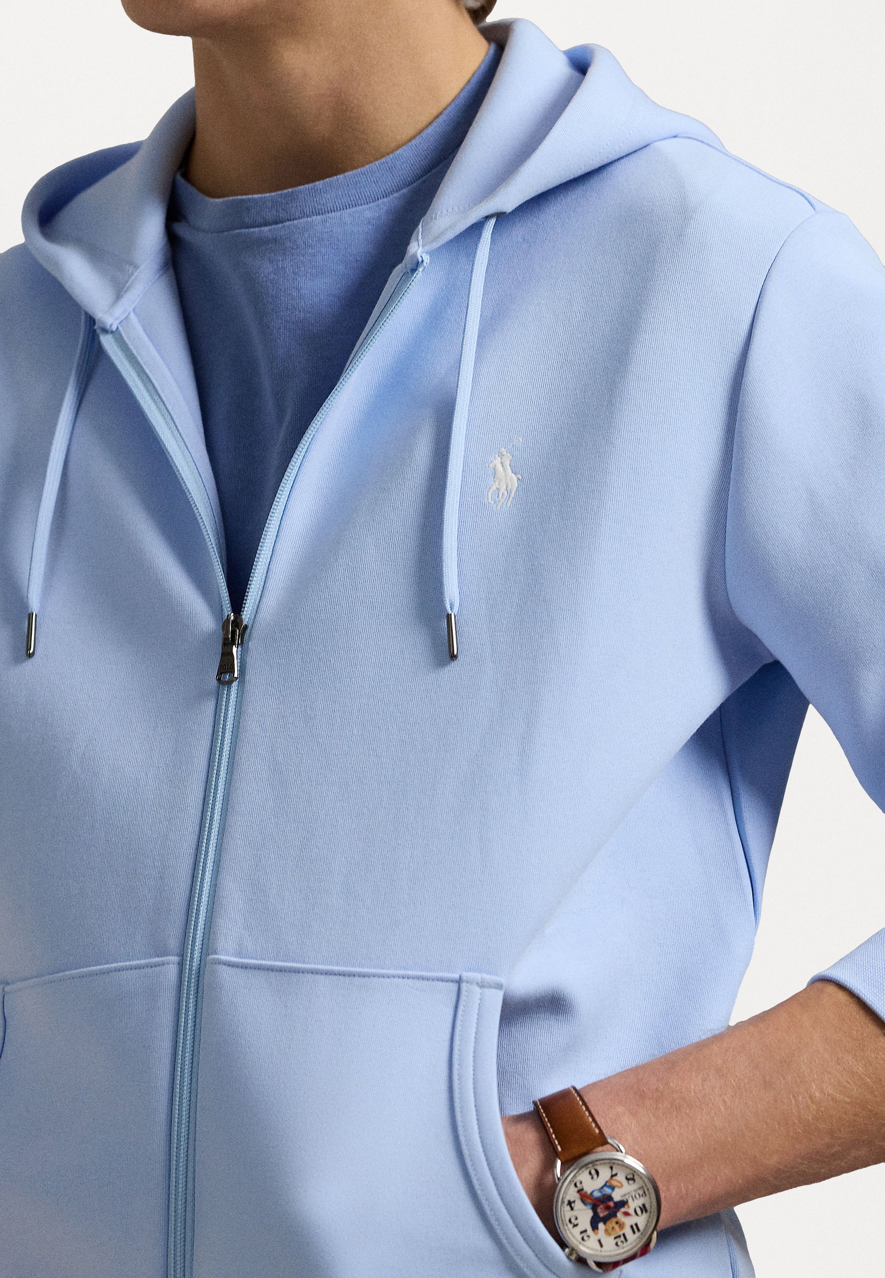 Polo Ralph Lauren DOUBLE KNIT FULL ZIP HOODIE - Zip-up sweatshirt