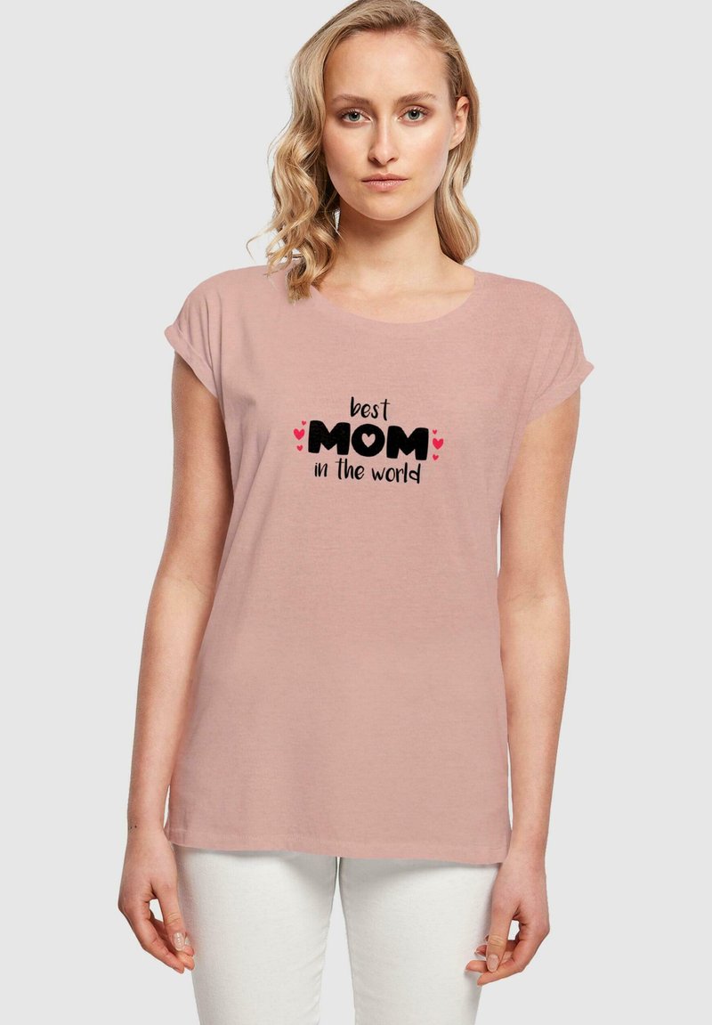 Merchcode MOTHERS DAY BEST MOM IN THE WORLD T SH TShirt print