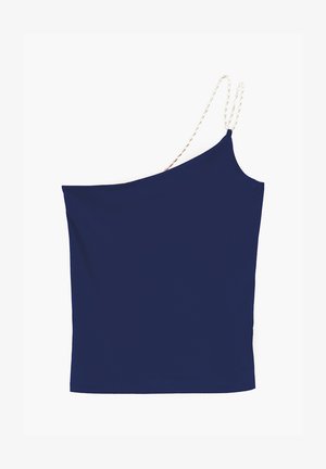 OXXO, OXXO ONE SHOULDER BODYCON TANK - Top - bellwether blue