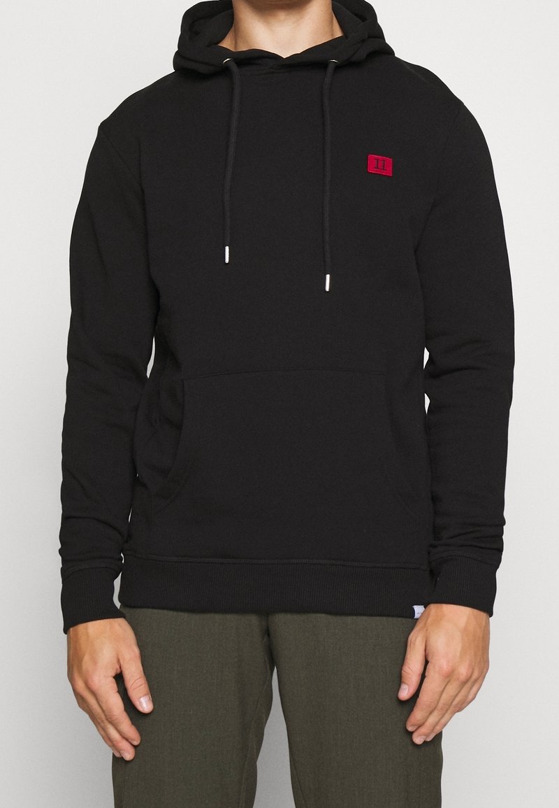 Les Deux Felpa con cappuccio - black