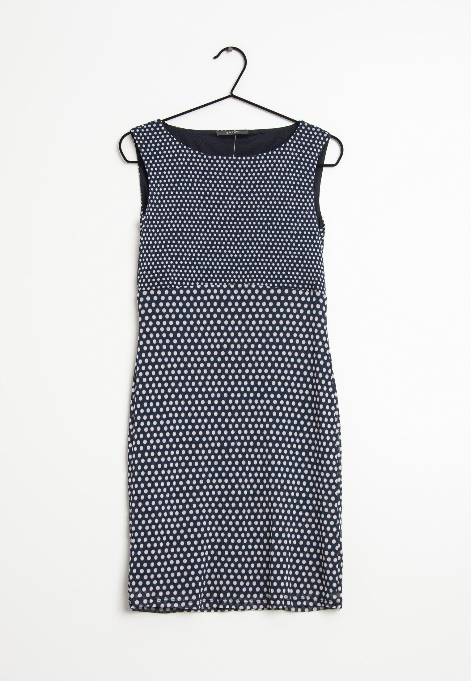 Esprit Etuikleid Blau Zalando De