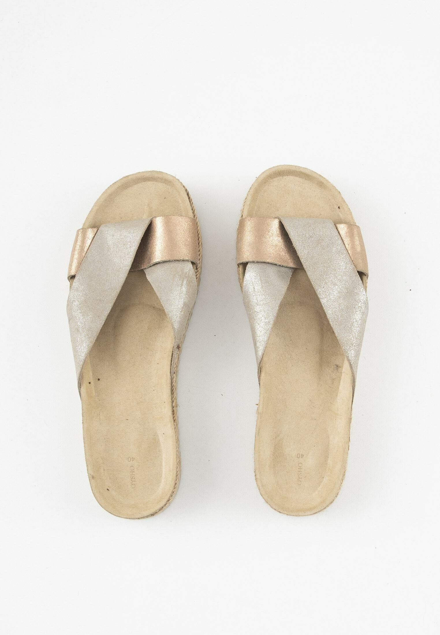 OYSHO Sandalias - beige - Zalando.es