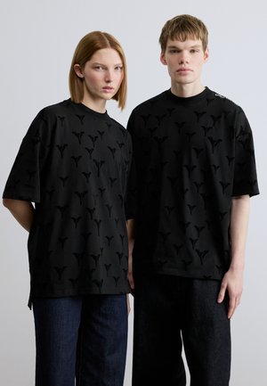 THE CLEAN CAPSULE UNISEX - T-shirt imprimé - black