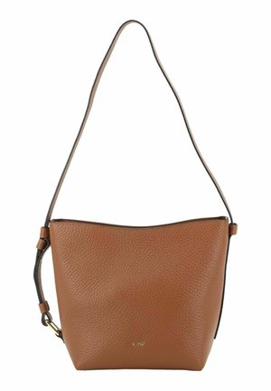TEKLA - Borsa a tracolla - caramel   cognac