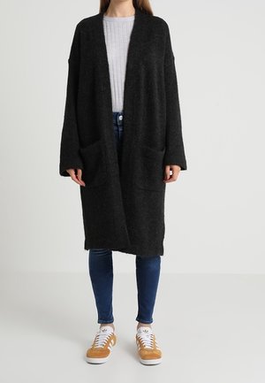 Chaqueta de punto - mottled dark grey