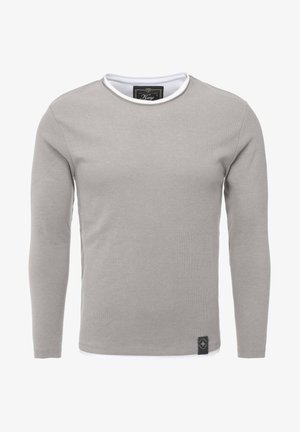 KEY LARGO Maglietta Uomo 'Klbrake Round' - Puro Cotone Di Alta Qualità - Stampa Frontale Grande - Bordi Aperti Per Un Look Casual E Moderno