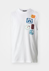 CIGARETTE FIT TEE - Top - white