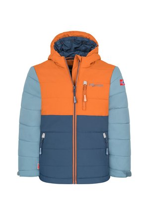 HEMSEDAL - Winter jacket - cinnamon mystic blue steel blue