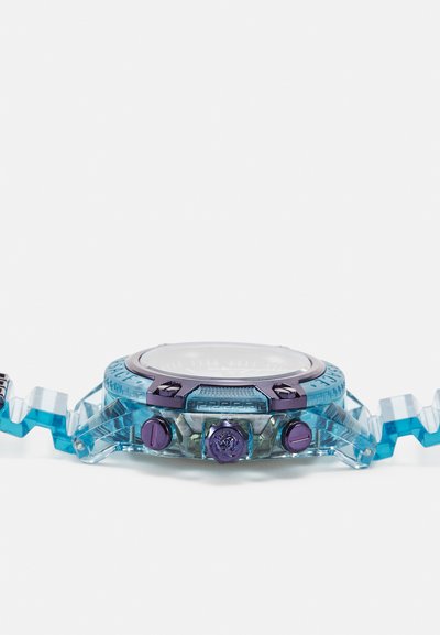 Versace ICON ACTIVE CHRONO UNISEX - Käekell - transparent ice blue/lilac