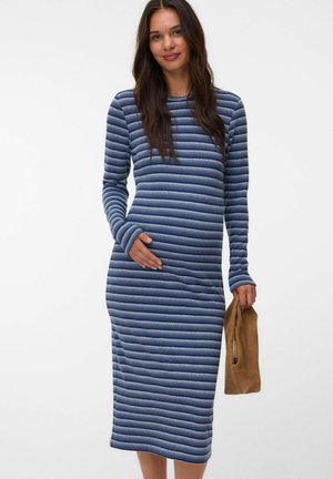 MAMALICIOUS, DRESS MLIMAN MATERNITY DRESS - Vestido de punto - navy blazer