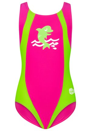 SEALIFE - Swimsuit - pink grün