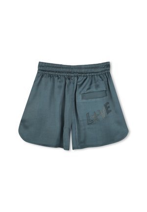 Jupe longue évasée aux motifs cachemire Coline Vert - Prêt-à