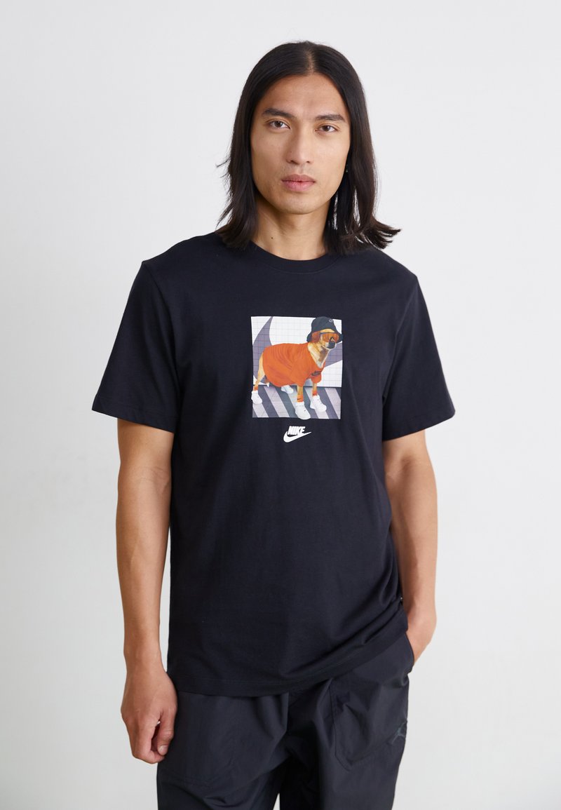 Nike Sportswear TEE OPEN - T-shirts print - black