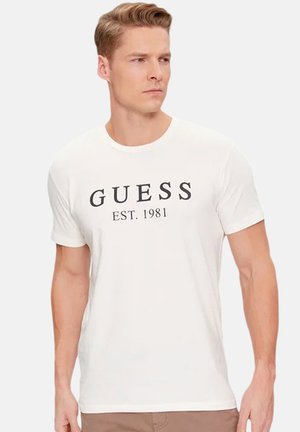 Guess, EST 1981 - T-shirt imprimé - white