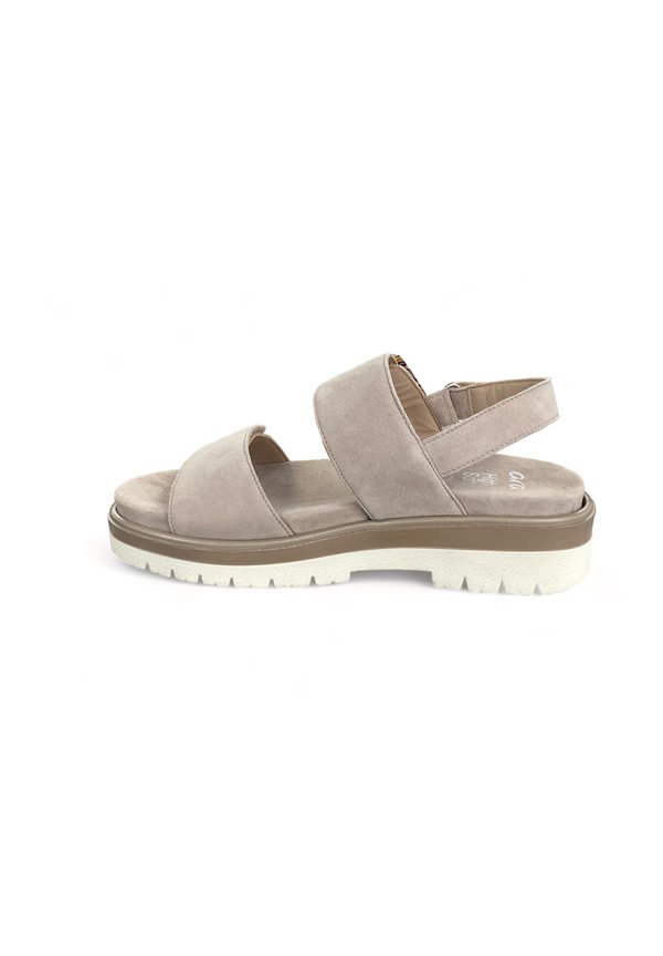 Plateausandalette - beige