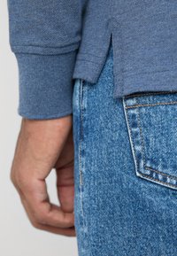 Tommy Hilfiger SLIM - Top s dlhým rukávom - faded indigo heather