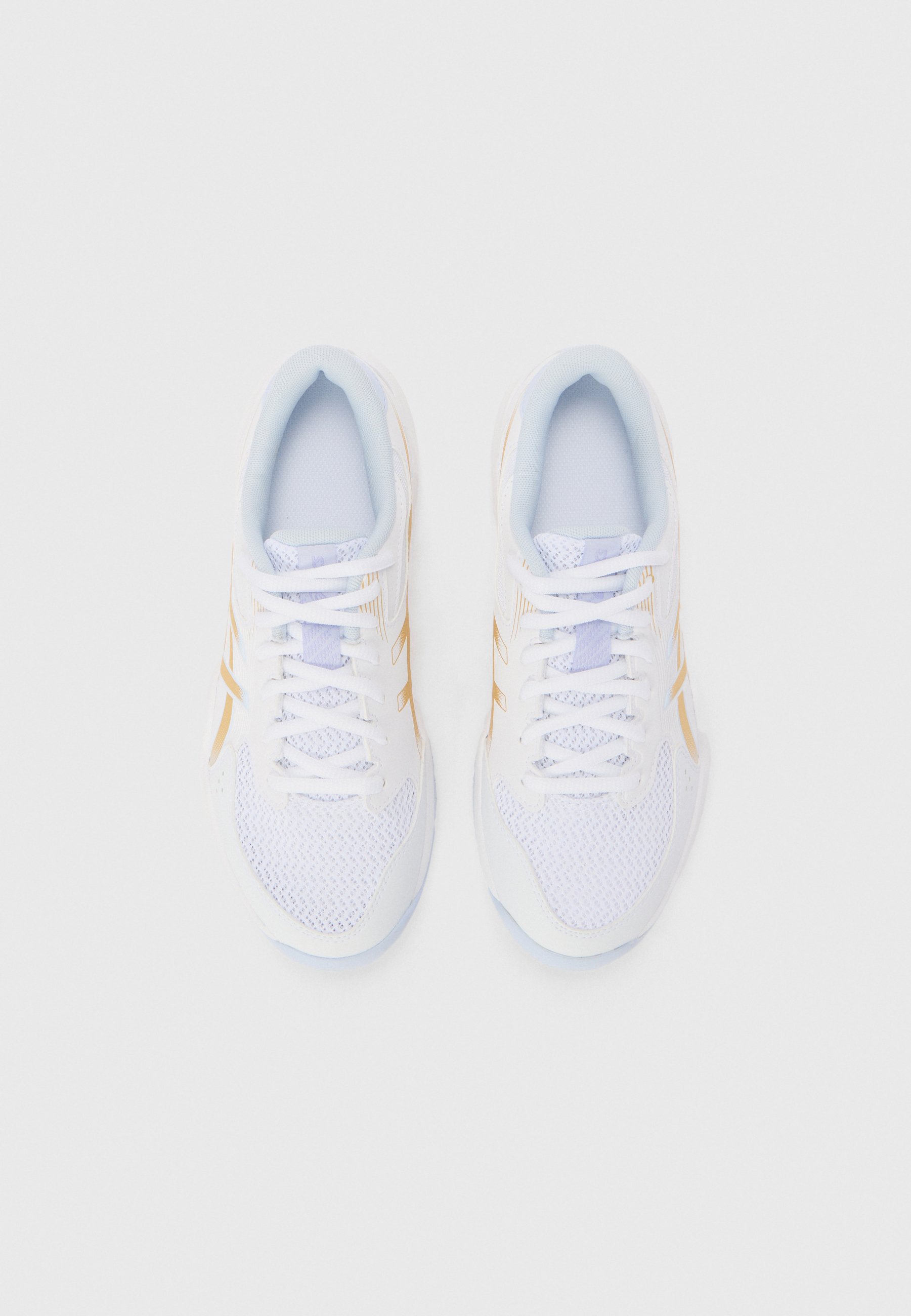 ASICS Volleyball shoes - white/champagne/white - Zalando.co.uk