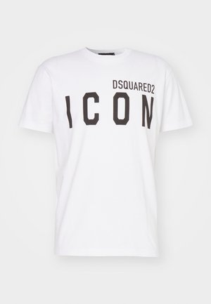 DSQUARED2 ICON COOL FIT TEE - T-shirts med print - white