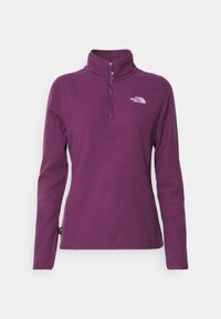 100 GLACIER 1/4 ZIP - Fleecetrøjer - currant purple