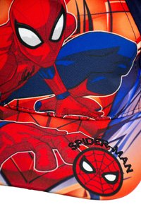 Cappello con grafica di Spider-Man in tonalità di rosso e blu, realizzato in tessuto strutturato e con logo "SPIDER-MAN" ricamato sulla visiera.
