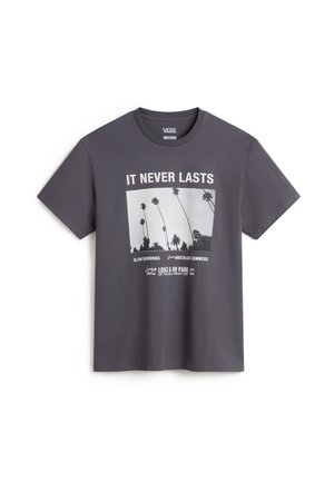 NEVERLASTING OVERSIZED - T-shirt con stampa - asphalt