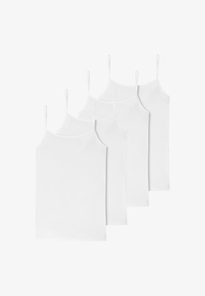 Schiesser, SCHIESSER 4 PACK - Undertrøjer - weiß