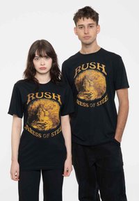 Paradiso Clothing RUSH CARESS OF STEEL  - Print T-shirt - black