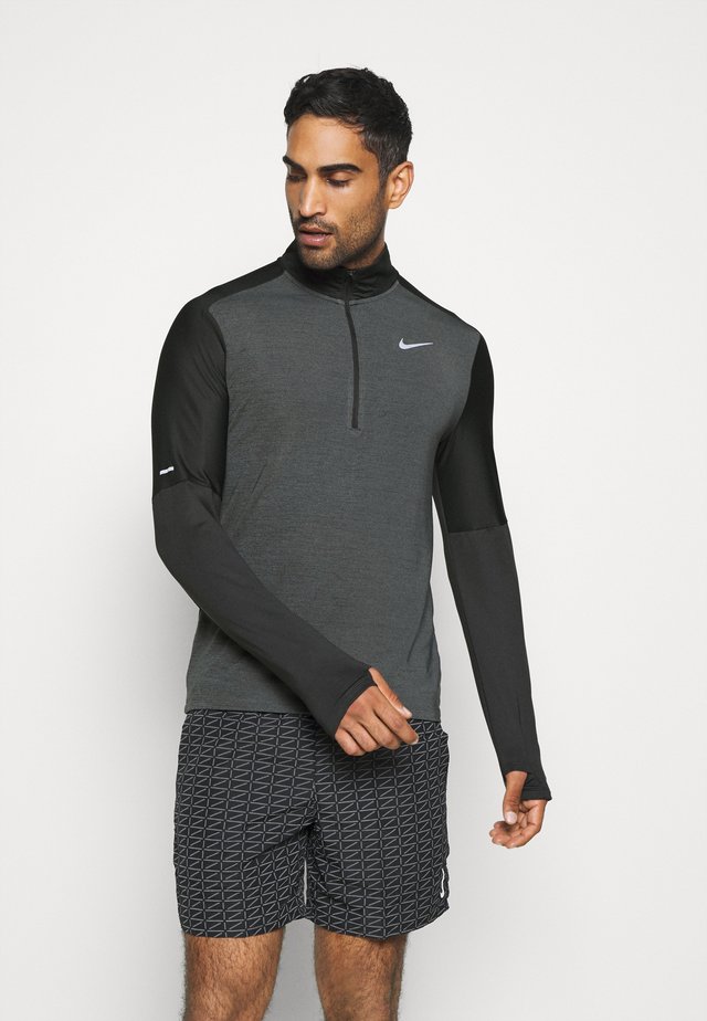 T-shirt de sport - dark smoke grey/black/silver