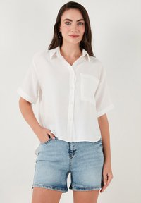 Košilová halenka  - white