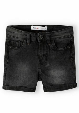 ADJUSTABLE WAIST - Denimové šortky - black denim