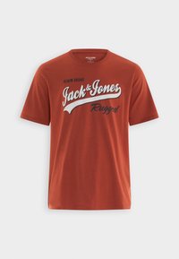 T-shirt Uomo JACK & JONES Jjelogo SS O-Neck, Bianco, Taglia XS, Cotone, Basic