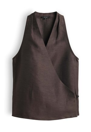 OPUS, SLIM WRAP FRONT - Camicetta - affogato