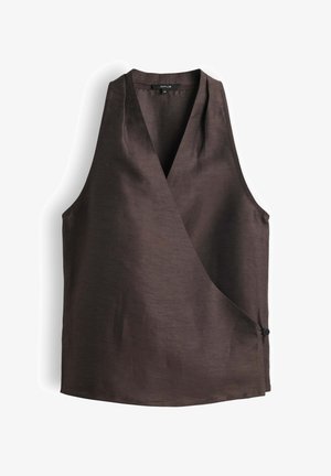 OPUS, SLIM WRAP FRONT - Camicetta - affogato
