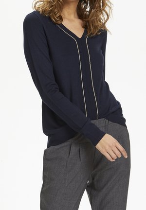 Strickpullover - dark blue