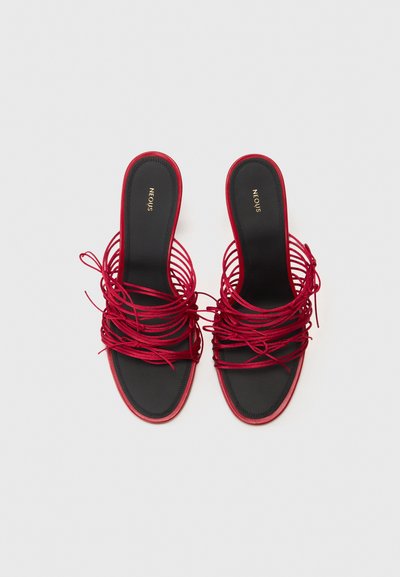 NEOUS AURIGA - Mules à talons - red