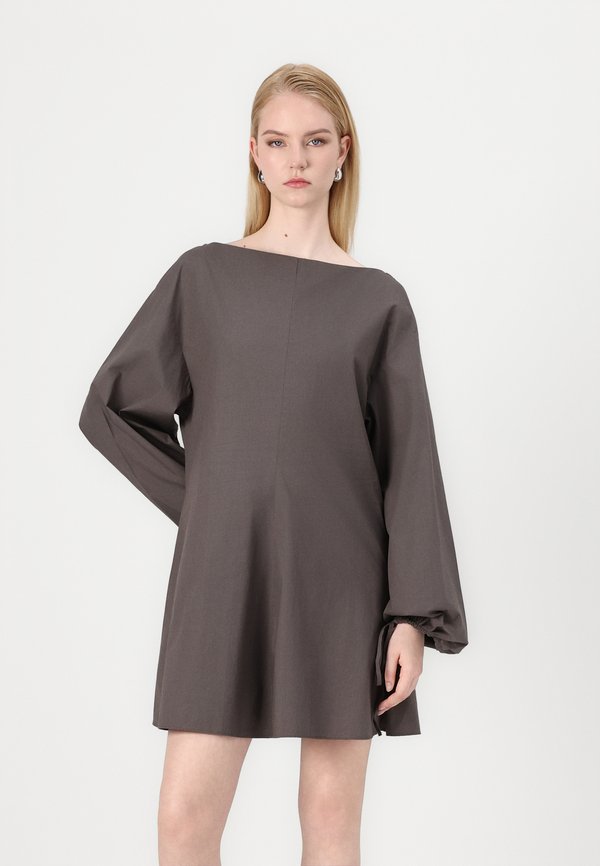 NILE DRESS - Shirt dress - dark mole3