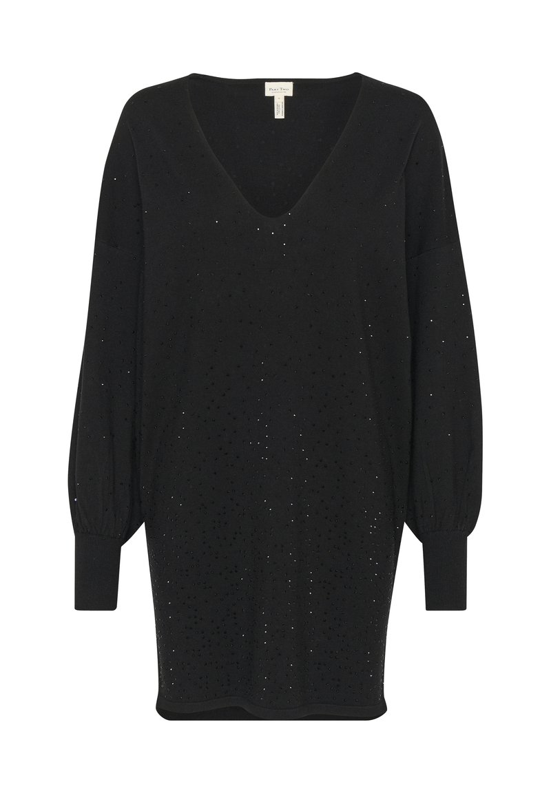 Part Two Gebreide jurk zwart