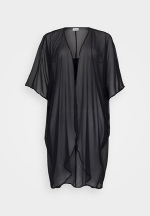 ONLY Carmakoma CARHOWDY LIFE 3/4 KIMONO - Letná bunda - black