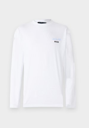 MSGM T-shirt à manches longues - optical white