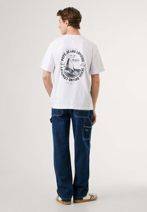 MARTIN TEE - T-shirt imprimé - white