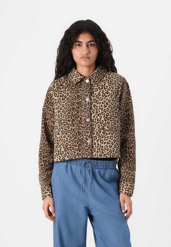 ONLNAOMI JACEKT - Denim jacket - toasted coconut