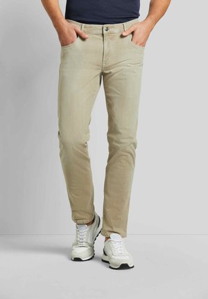 bugatti, MIT USED WASCHUNG - Jeans Slim Fit - beige
