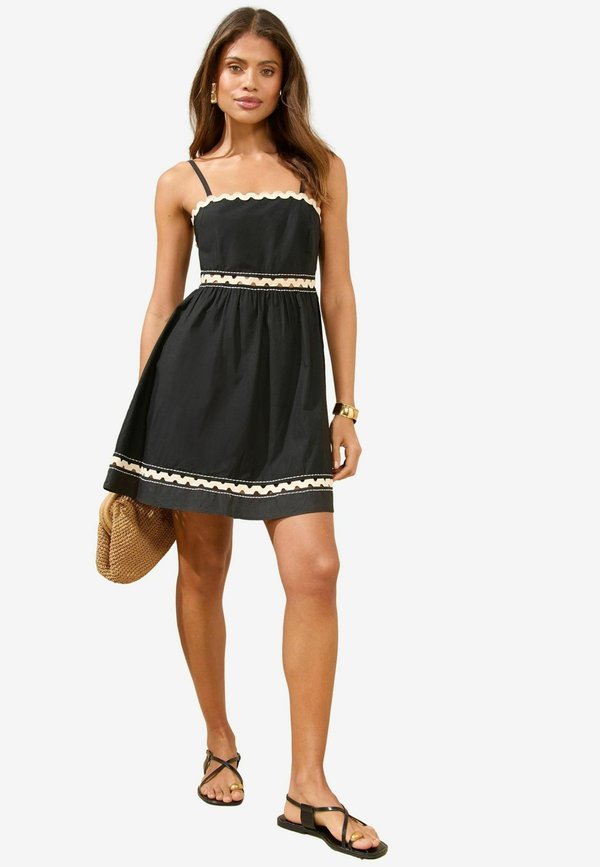 REGULAR FIT - RIC RAC TRIM CAMI MINI - Freizeitkleid