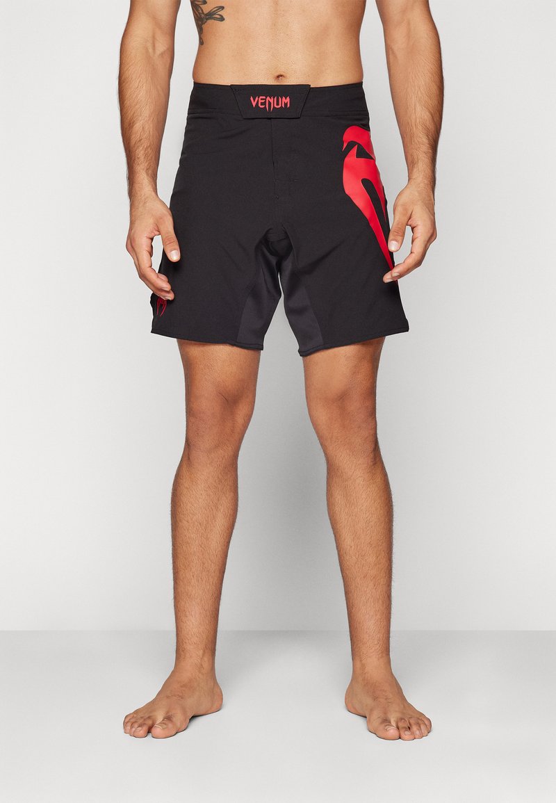 Venum - LIGHT FIGHTSHORTS - Sportovní kraťasy - black/red, Zvětšit